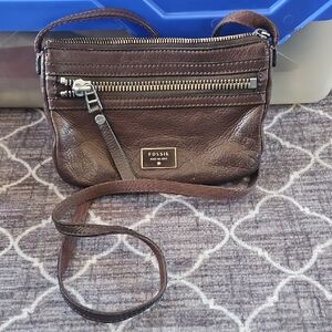 Fossil Dark Brown Leather Purse
